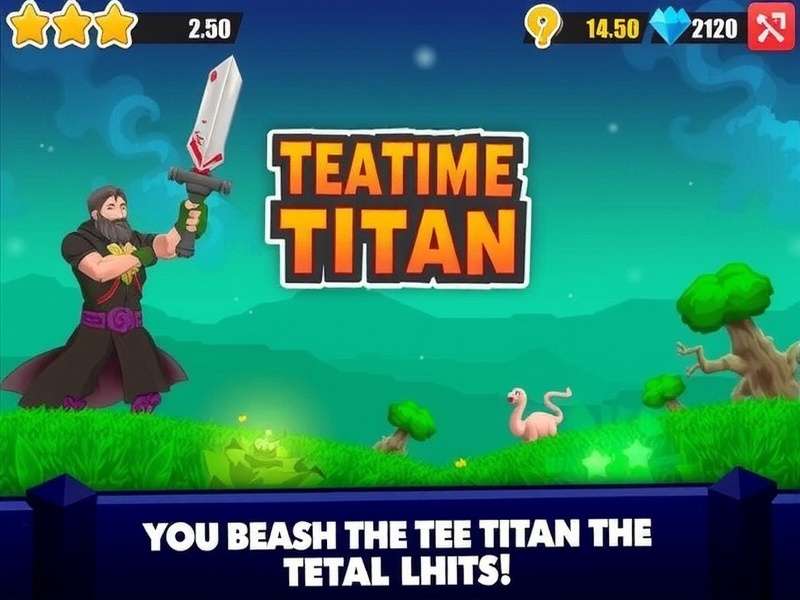 Tea Time Titan Game Screenshot